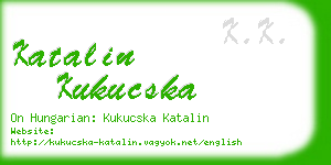 katalin kukucska business card